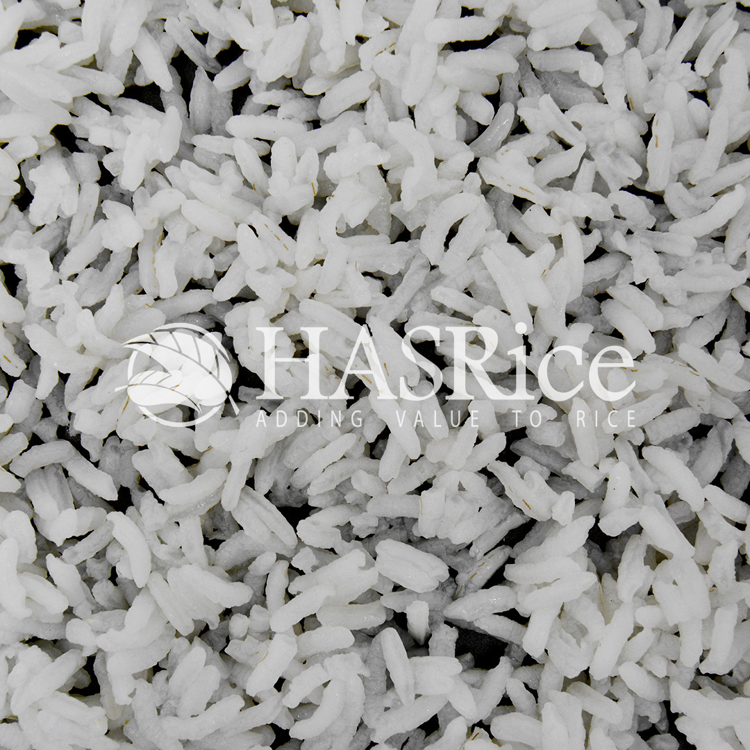 Cooked IRRI-6 5% broken white rice meal (preparation 2 of 6)