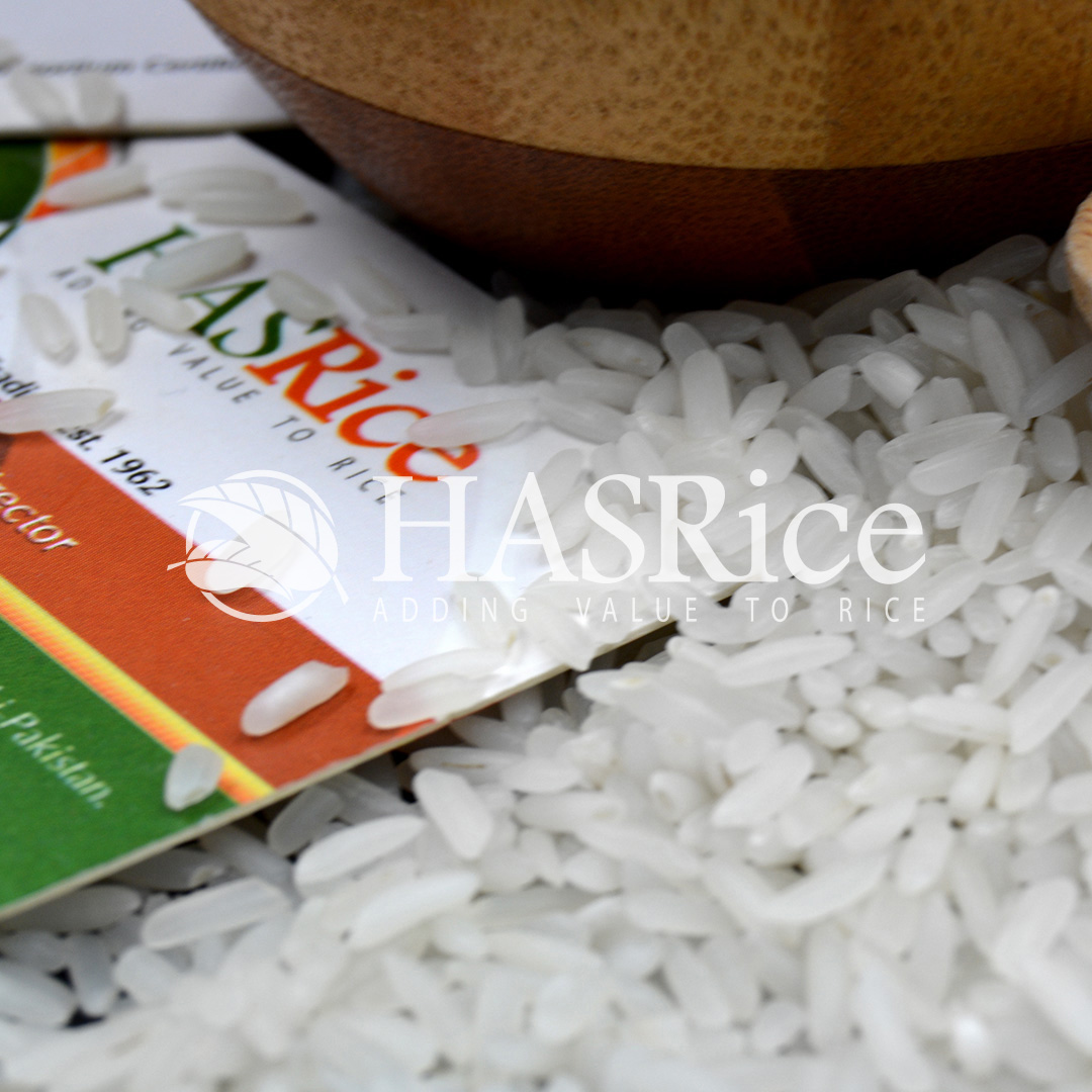 IRRI-6 10% broken white rice grain (close-up 3 of 6)