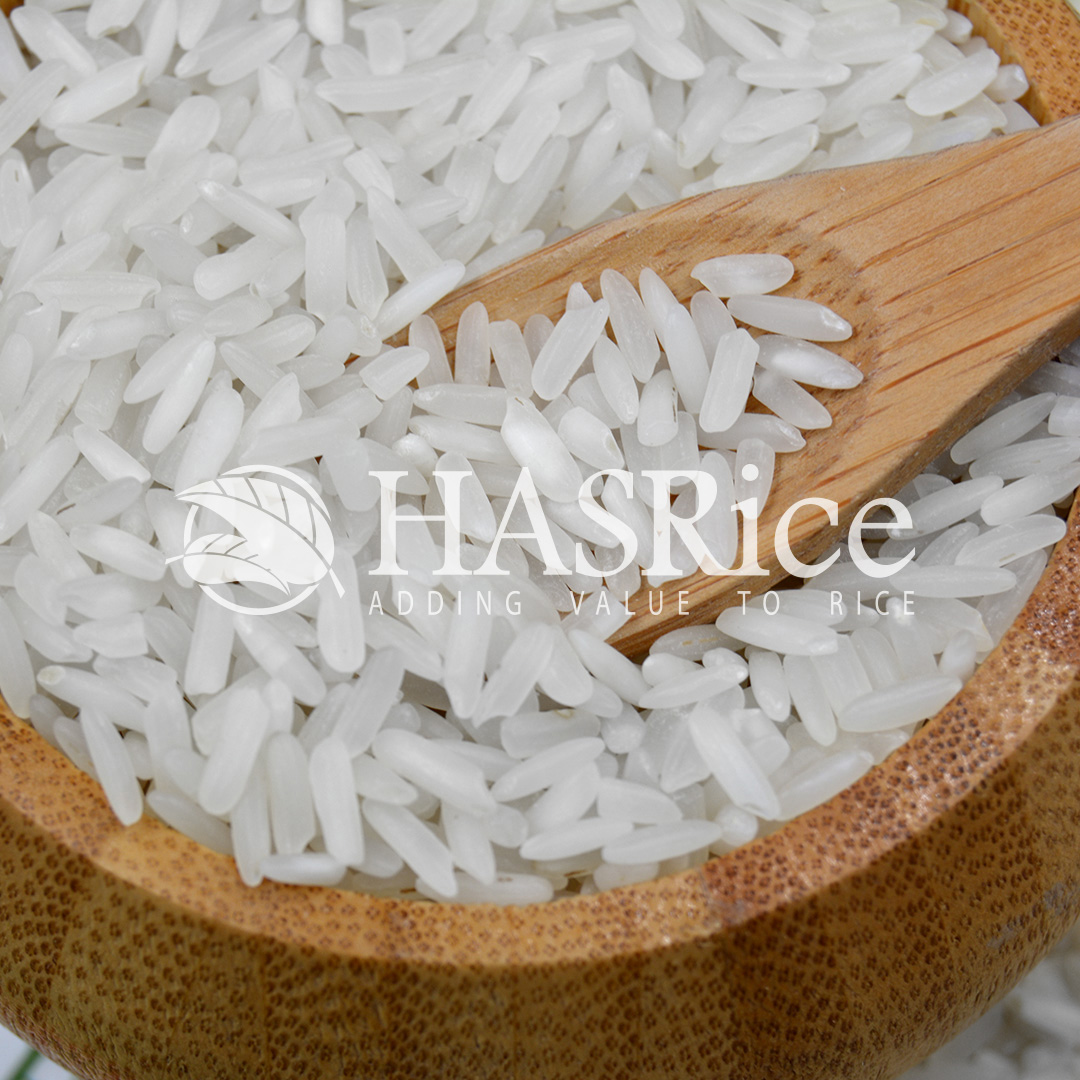IRRI-6 10% broken white rice grain (close-up 6 of 6)