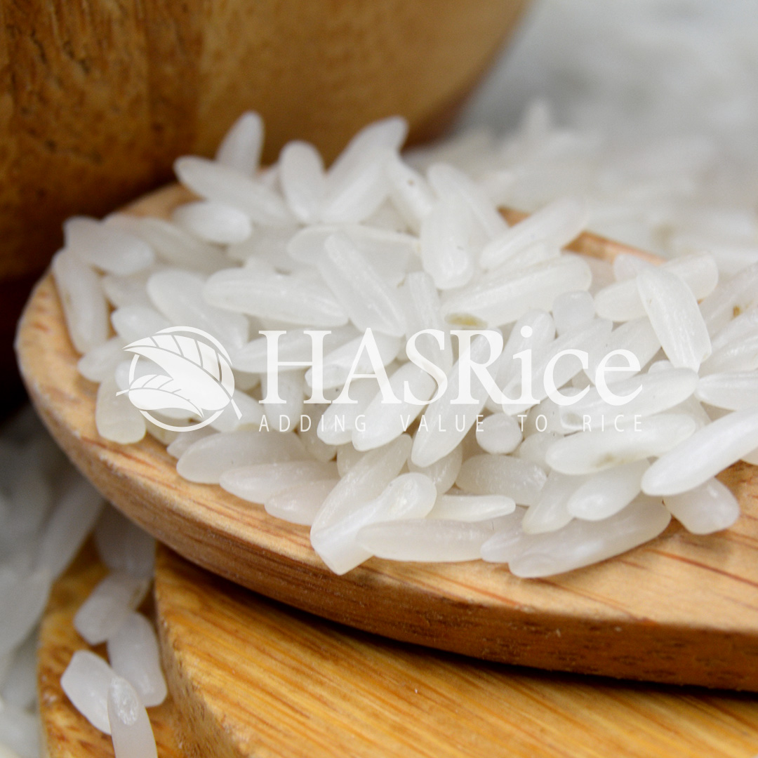 IRRI-6 5% broken white rice grain (close-up 5 of 6)