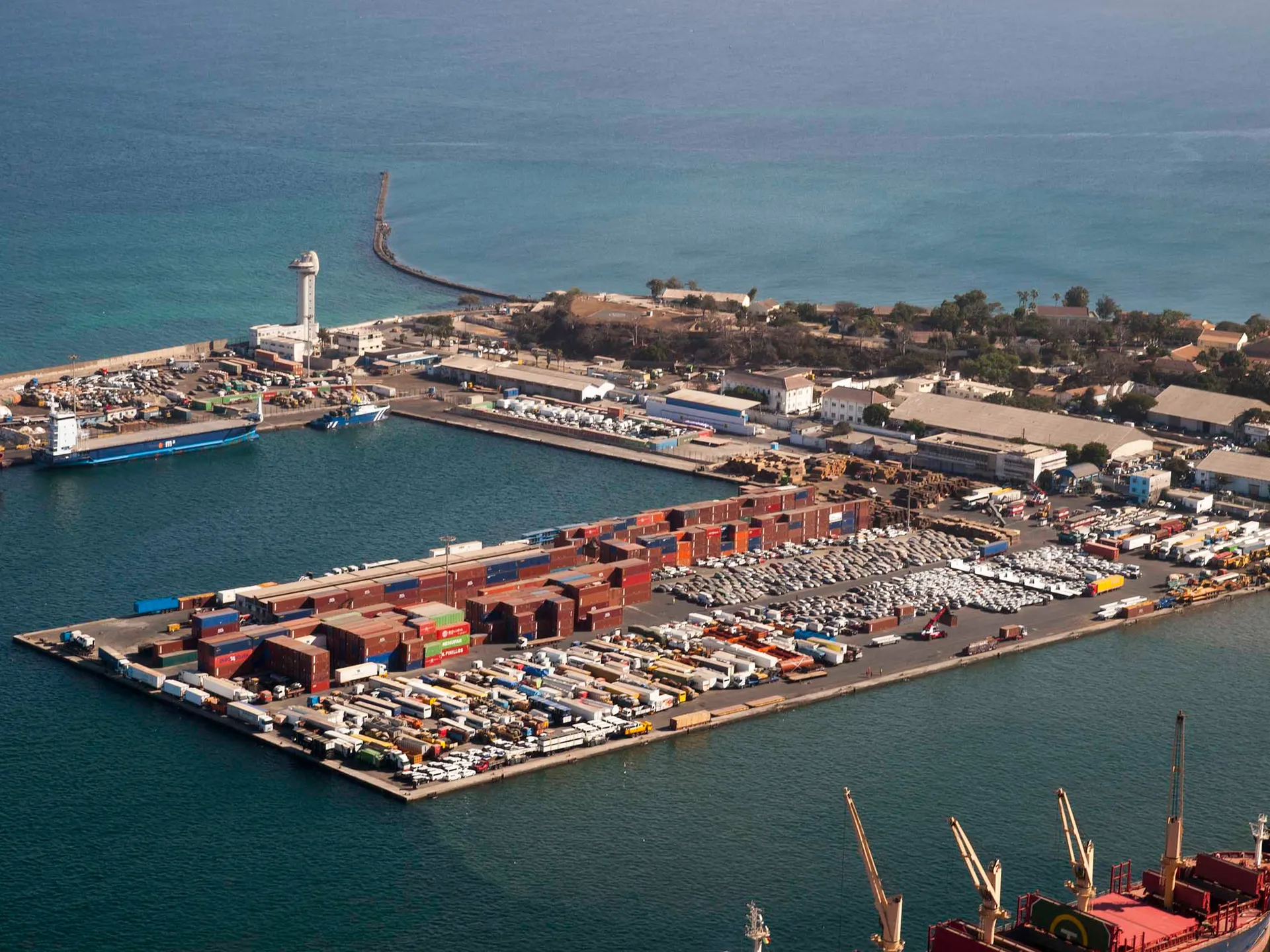 Senegal port — IRRI-6 destination