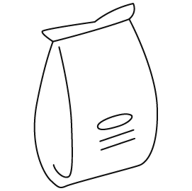 IRRI-6 rice 10 kg retail packaging silhouette